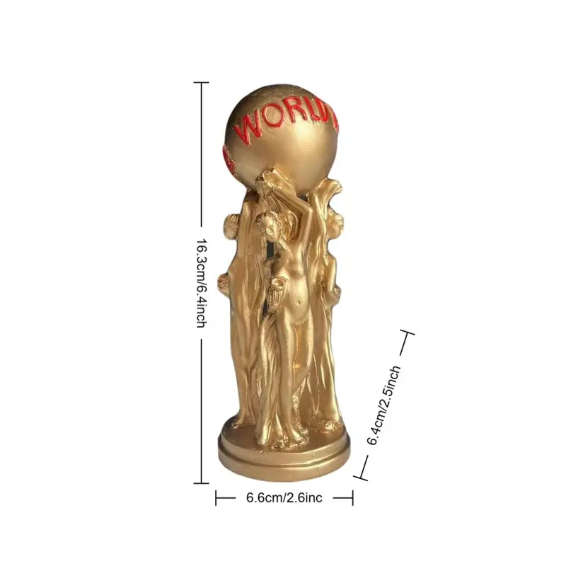 "The World Is Yours" Statue
